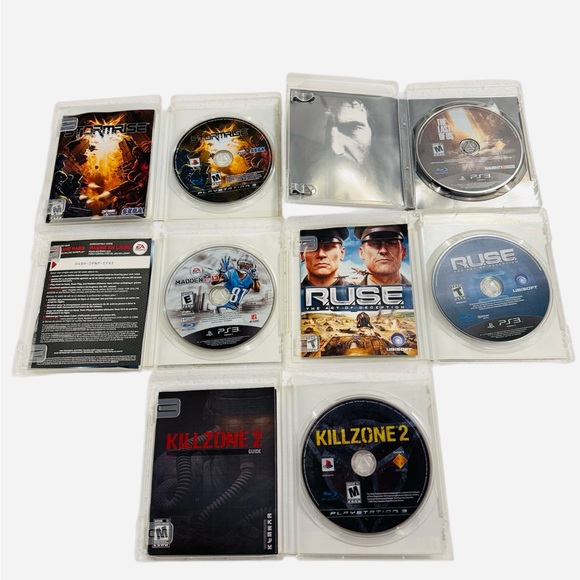 PS3 Game Lot (5 Games) - The Last of Us, Killzone 2, R.U.S.E. & More! - Picture 2 of 2